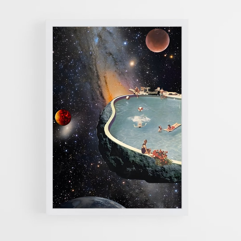 Poster Espace captivant rétro – affiche Espace rétro (vue 3)
